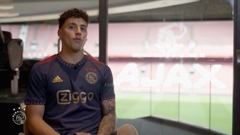 Jorge Sánchez ya luce como jugador del Ajax. DUGOUT