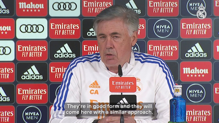 Carlo Ancelotti is after the three points in the La Liga game v Elche. DUGOUT