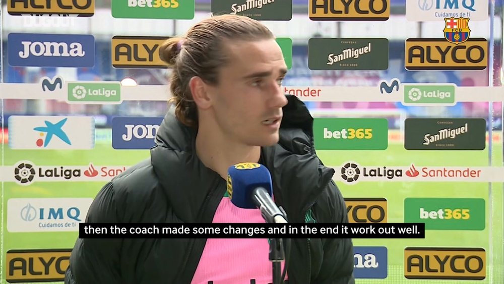 Griezmann's late goal was the difference against Eibar. DUGOUT