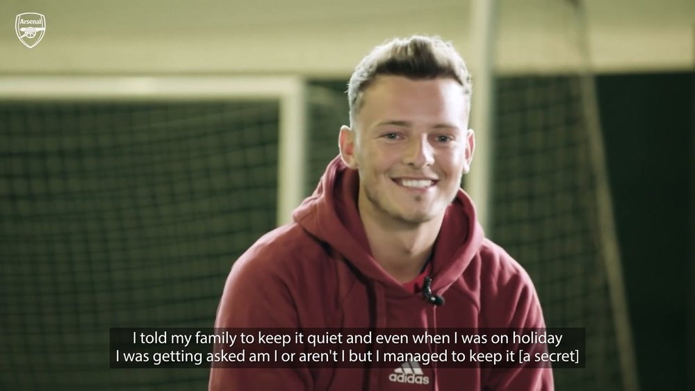 Ben White new Arsenal player. DUGOUT