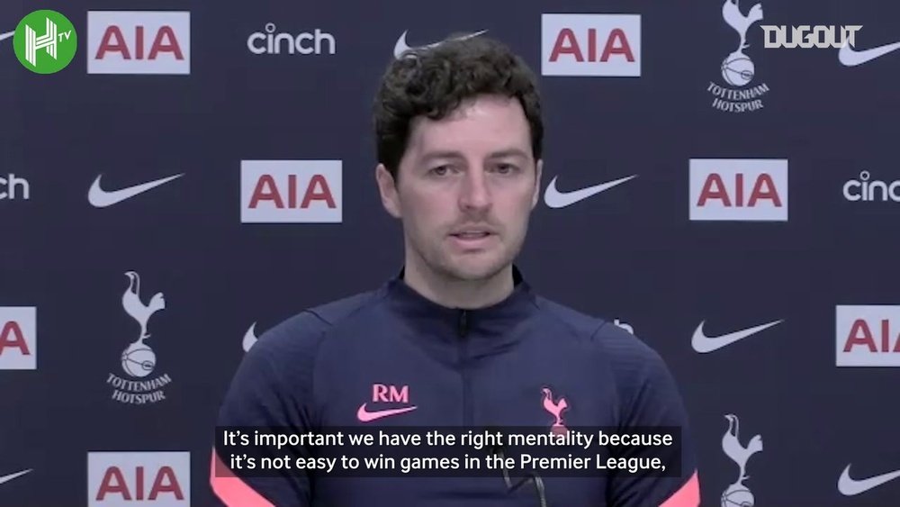 Spurs boss Ryan Mason discussed his side's end of the season. DUGOUT