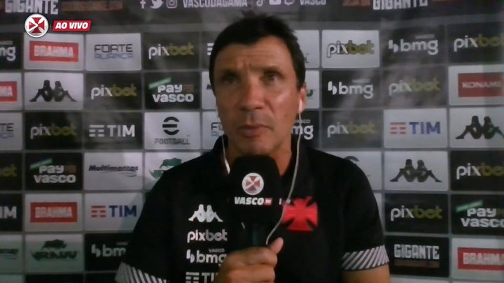 Zé Ricardo celebra pontuação do Vasco no Cariocão 2022