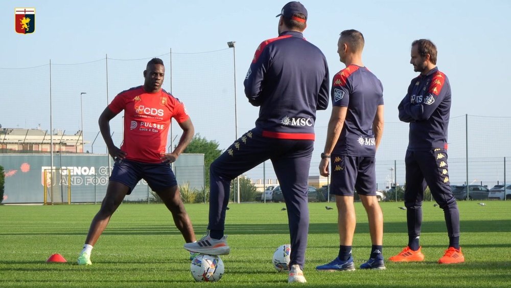 Balotelli has signed for Genoa until the end of the season. DUGOUT