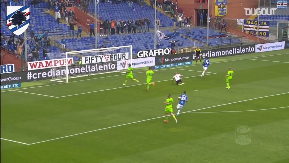 Patrick Schick has scored some good goals for Sampdoria v Crotone. DUGOUT