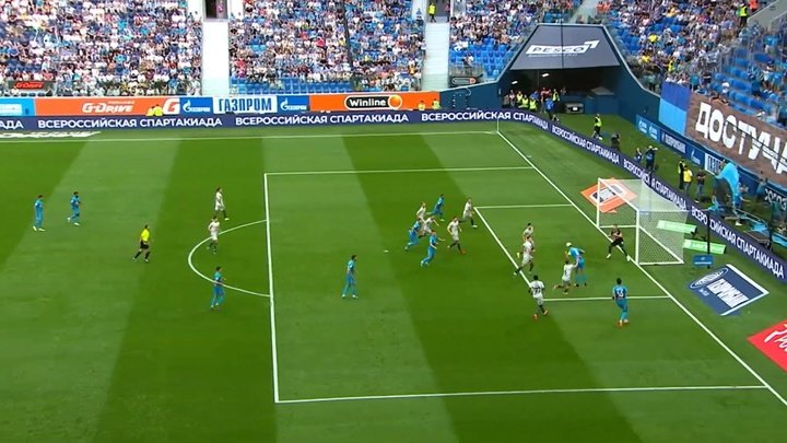 Mantuan tabela com Malcom e faz golaço em estreia pelo Zenit; vídeo