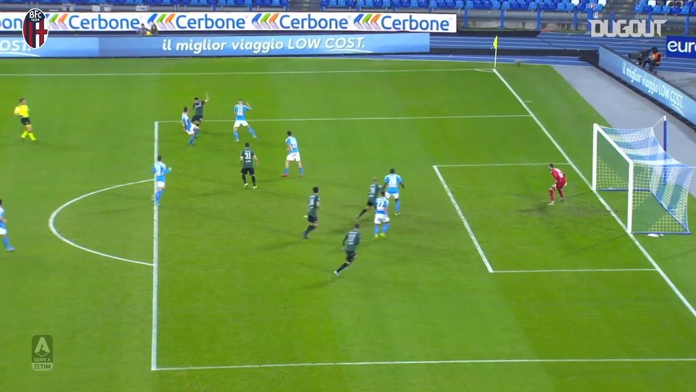 Bologna have scored some brilliant goals at Napoli in the past. DUGOUT
