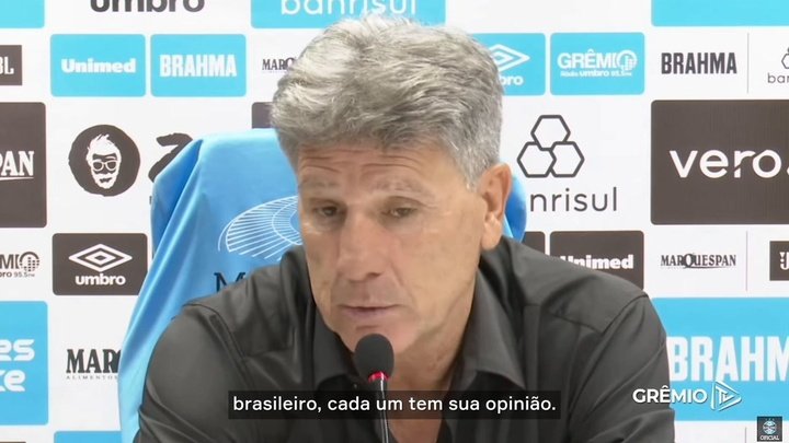 Renato Portaluppi mira título do Brasileirão: “Não é impossível”