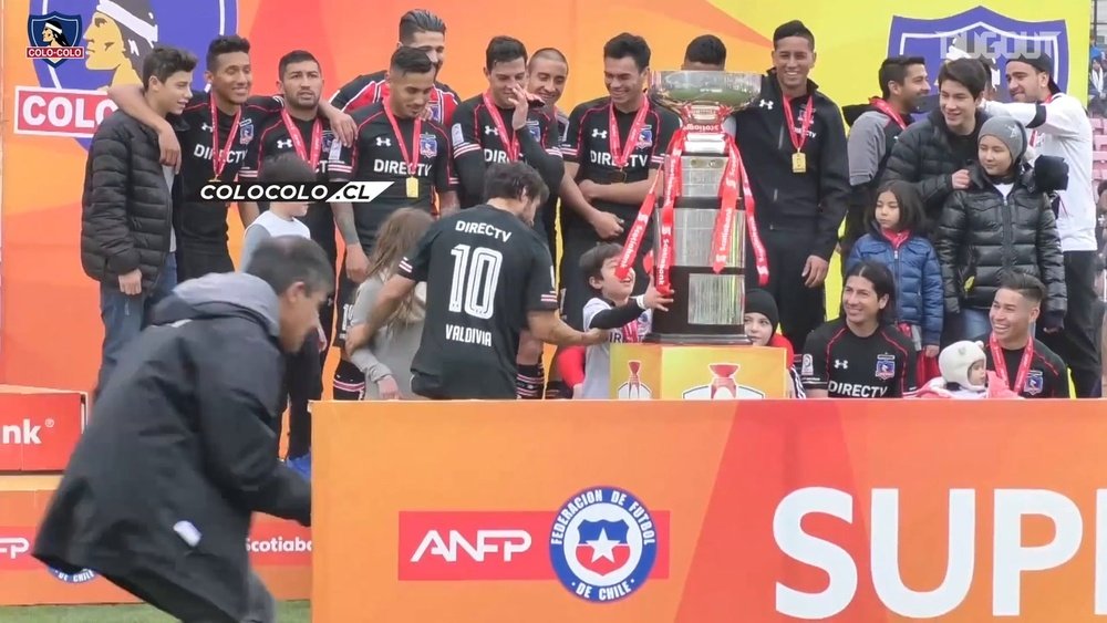 VÍDEO: las imágenes de la fiesta de Colo-Colo tras ganar su primera Supercopa. Captura/Dugout