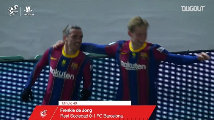 VIDEO: Barcelona beat Real Sociedad on penalties in Super Cup semi