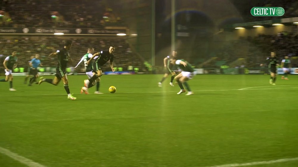 Furuhashi scored for Celtic as the Hoops beat Hibs. DUGOUT