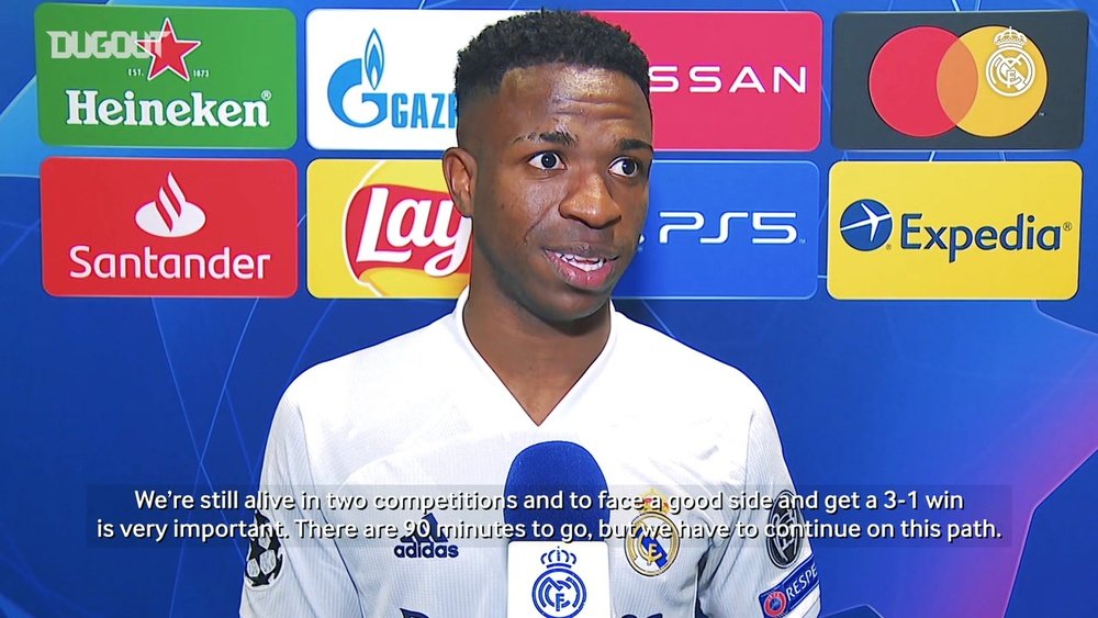 Vinicius was superb in Real Madrid's win over Liverpool. DUGOUT
