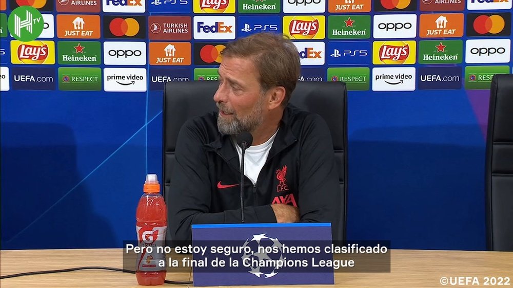 Klopp, enojado por una pregunta sobre la ciudad de Nápoles. DUGOUT