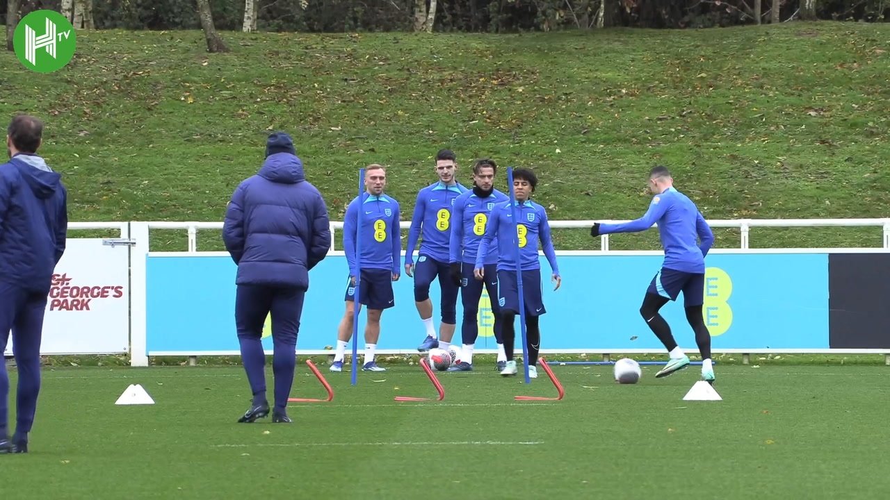 VIDEO: Rico Lewis shows his skills in England's training session
