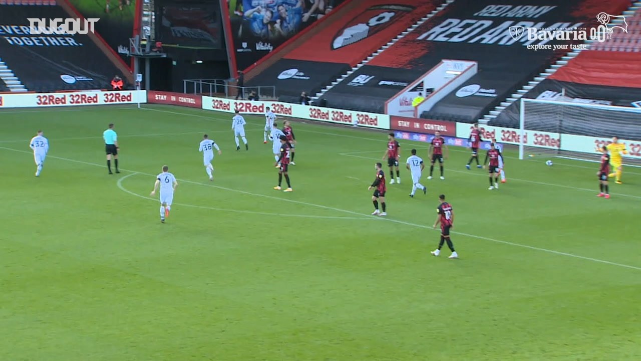 Bournemouth and Derby drew 1-1 in the Championship. DUGOUT