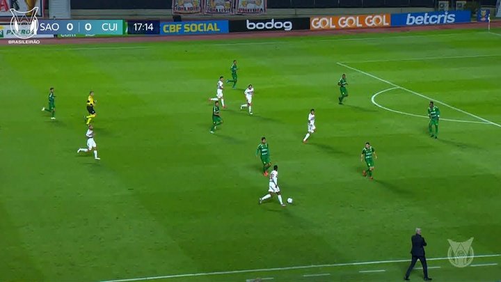 VÍDEO: el primer gol de Martín Benítez con Sao Paulo