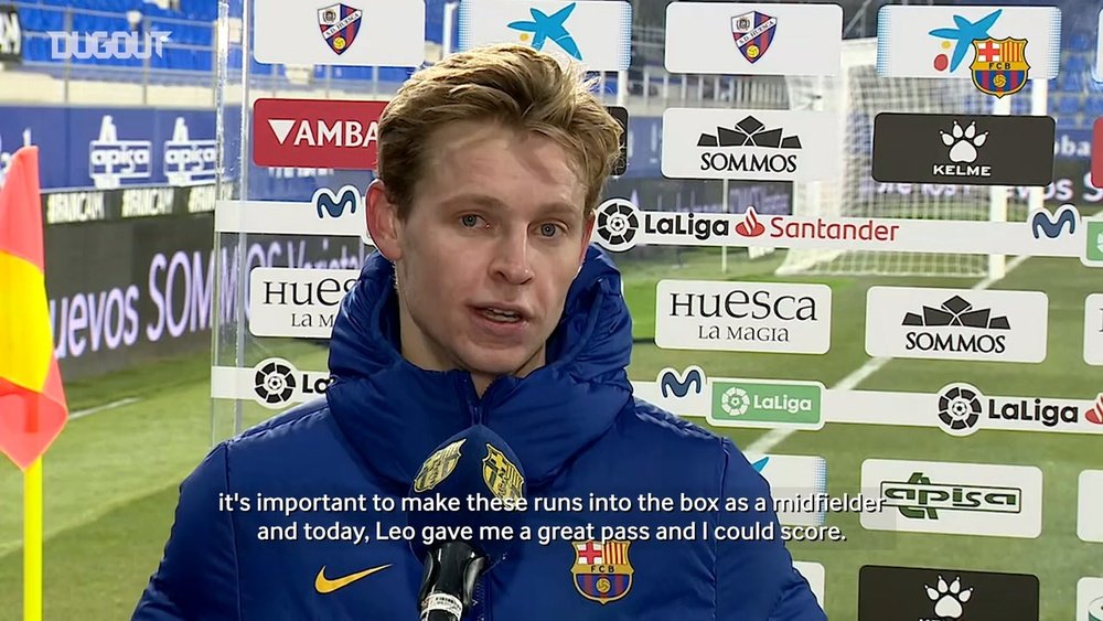 Frenkie De Jong: 'I try to score a little bit more'. DUGOUT