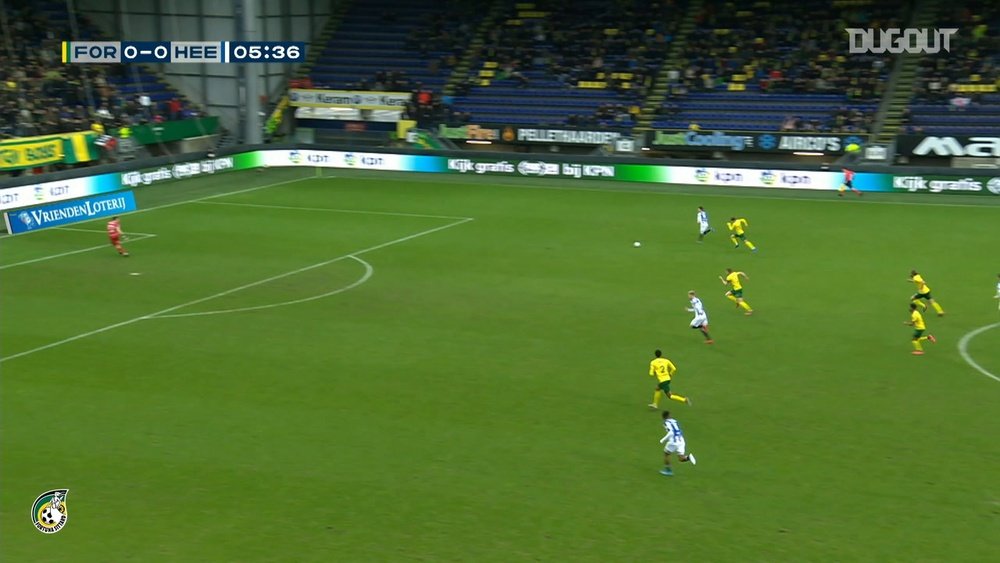 An own goal was the decisive goal in Sittard's 2-1 victory over Heerenveen. DUGOUT