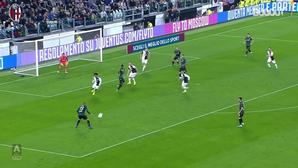 Danilo drew Bologna level at Juventus back in October. DUGOUT