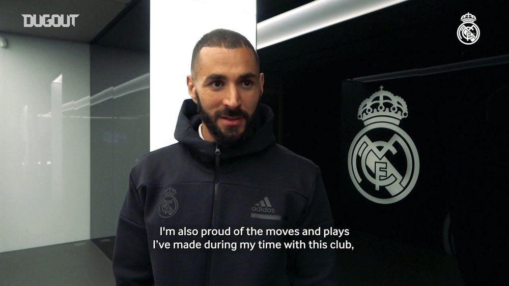 Benzema spoke about his goal. DUGOUT