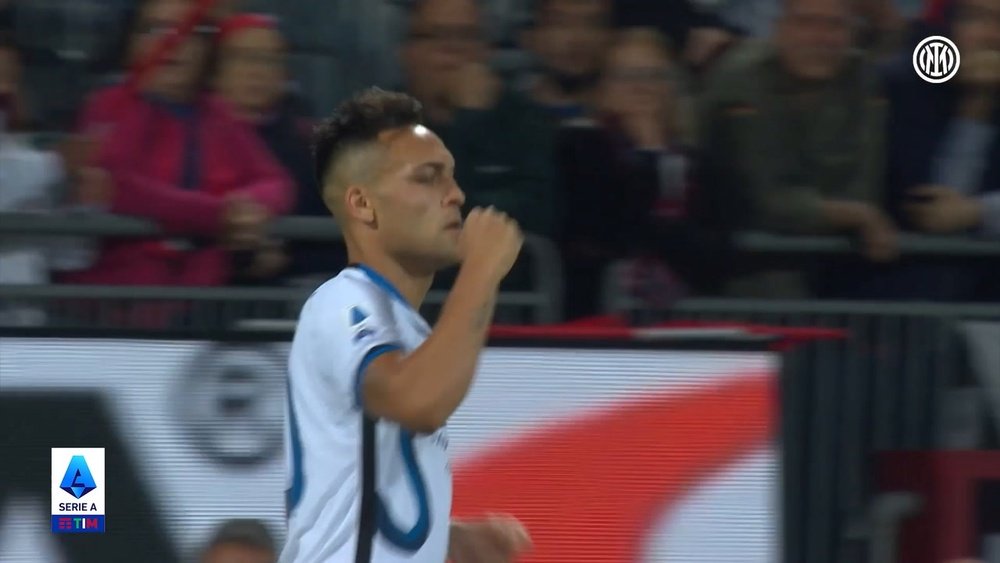 Martinez's brace v Cagliari. DUGOUT