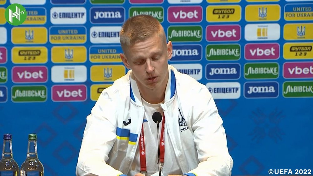 Zinchenko spoke ahead of the Scotland game. DUGOUT
