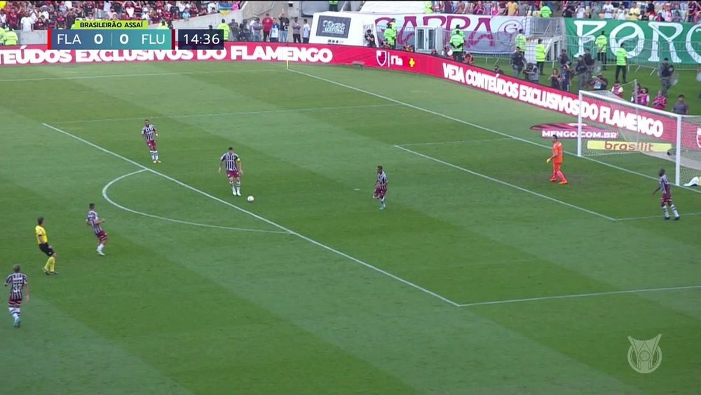 Five red cards shown as Flamengo lost to Fluminense. DUGOUT