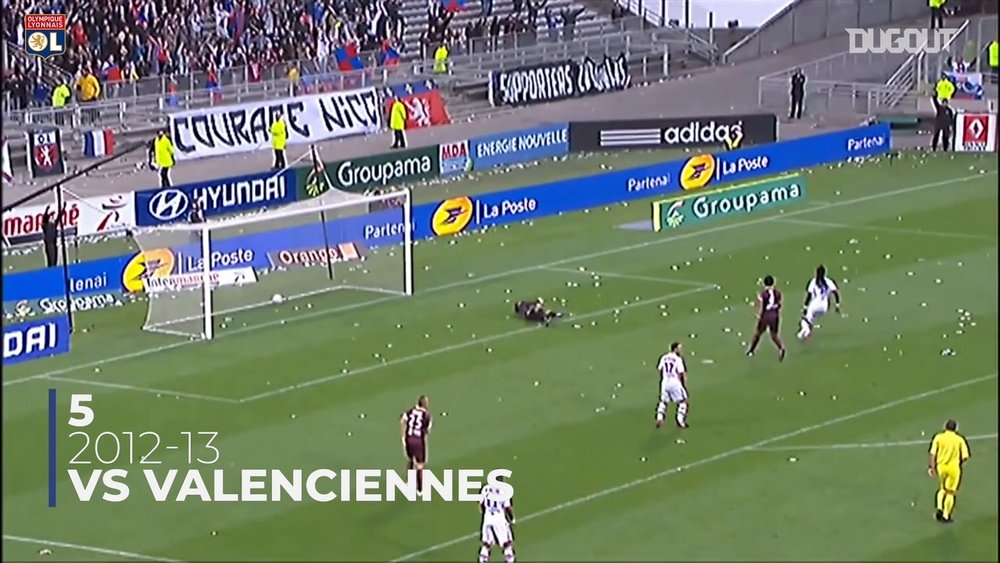 Grenier's best five goals at Lyon. DUGOUT