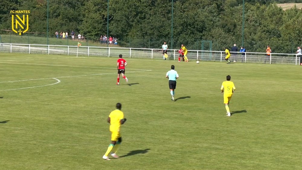Renaud Emond got the only goal as Nantes beat Guingamp. DUGOUT