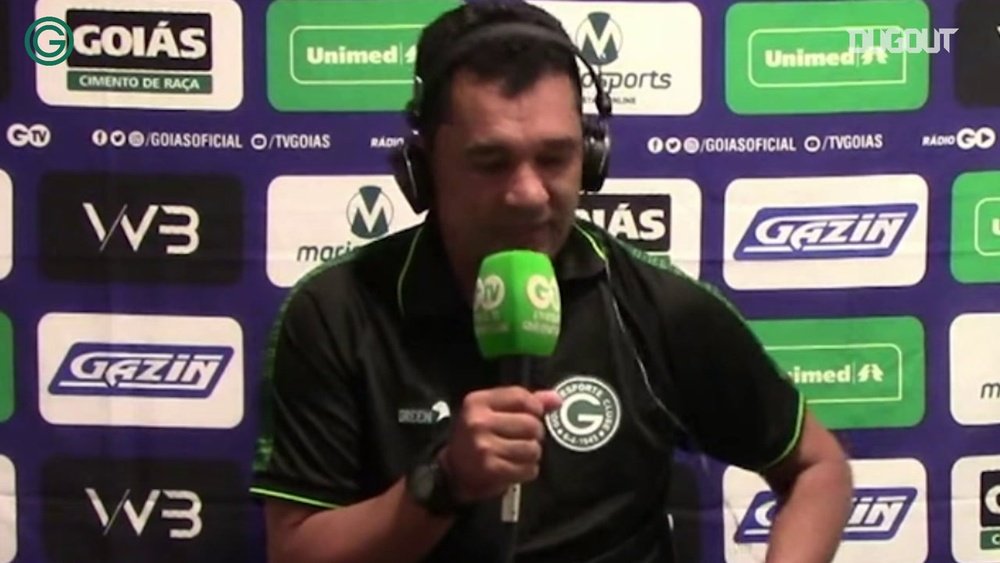 Glauber Ramos falou após empate do Goiás com Fortaleza. DUGOUT