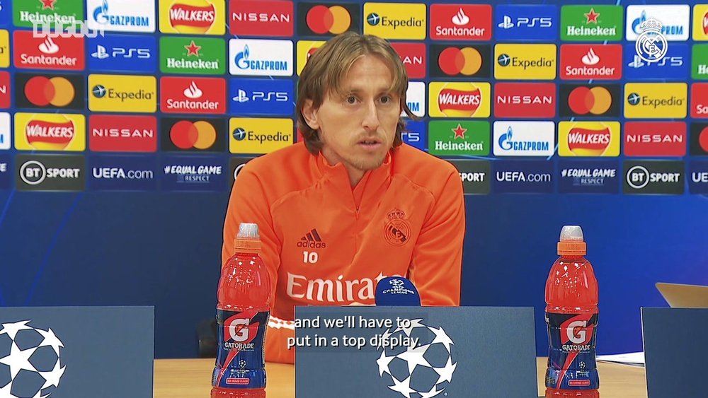 Luka Modric says RM will go out to win v Liverpool. DUGOUT