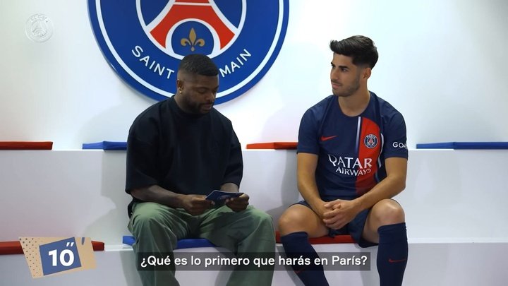 VÍDEO: el primer test de Asensio como jugador del PSG