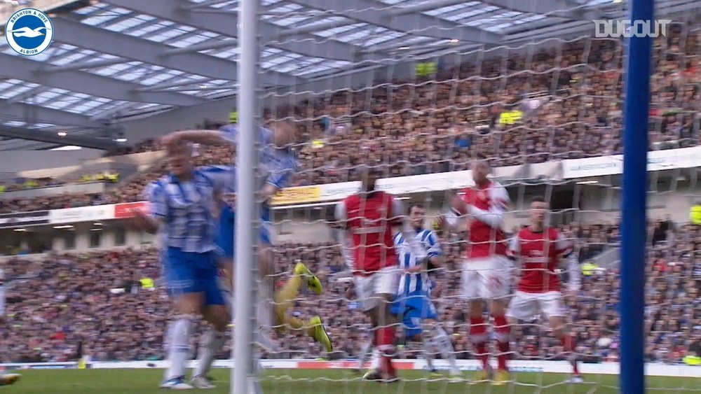 Ashley Barnes scored some superb goals at Brighton before joining Burnley. DUGOUT