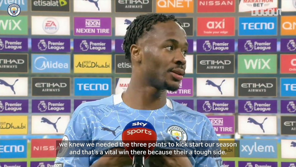 Sterling gave his thoughts post-match. DUGOUT