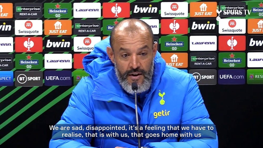 Nuno Espirito Santo spoke ahead of Tottenham's game with Mura. DUGOUT