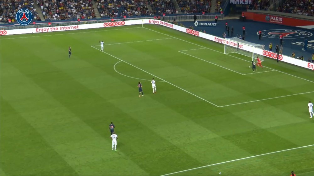 Le premier but de Timothy Weah en Ligue 1. Dugout