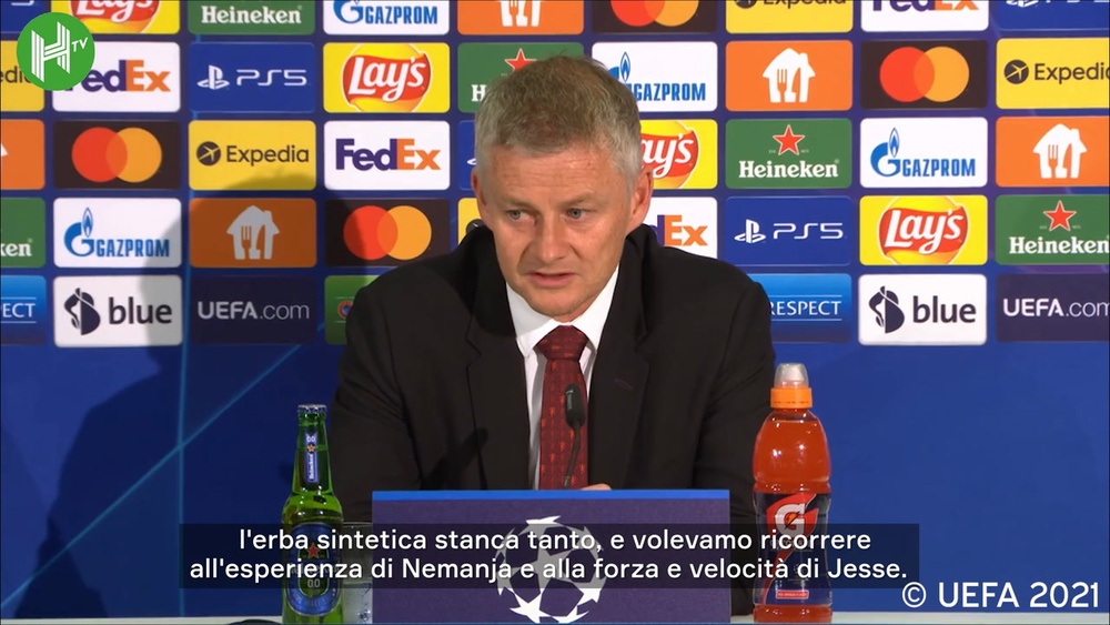 Solskjaer spiega la sostituzione di Cristiano Ronaldo. Dugout