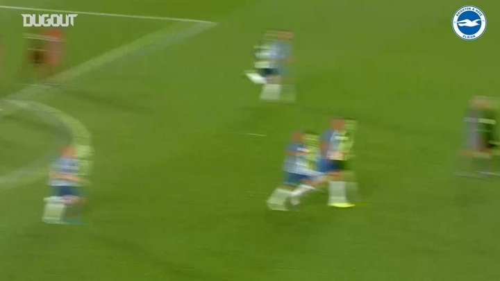 VIDEO: Lewis Dunk’s quick free-kick against Liverpool