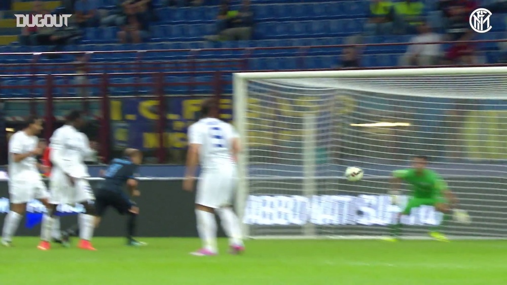 Il formidabile gol in bicicletta di Osvaldo contro la Dea. Dugout