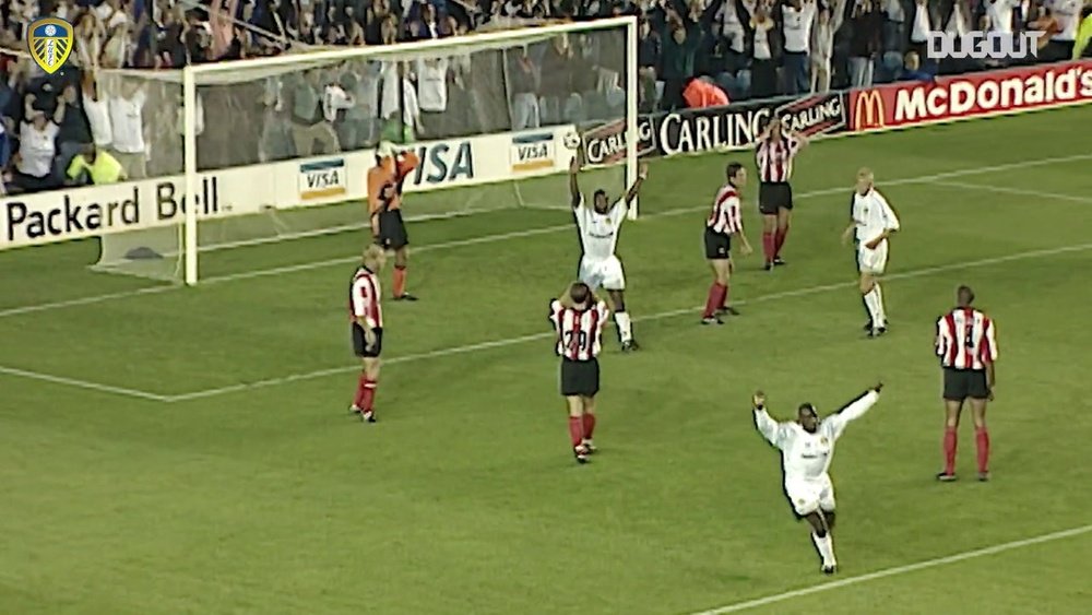 Résumé Leeds 3-0 Southampton 1998. dugout