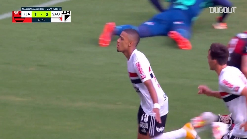 Brenner's goals against Goiás, Atlético-GO and Flamengo. DUGOUT