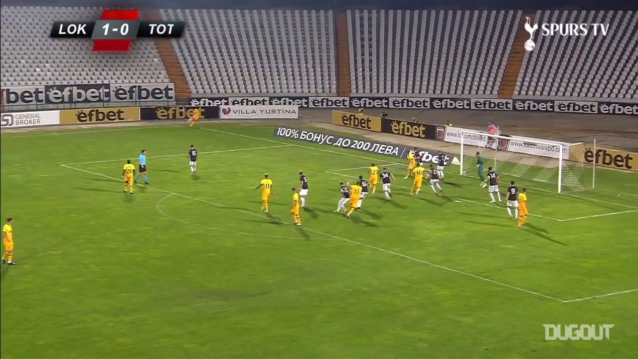 VIDEO: Kane and Ndombele help Spurs battle back against Lokomotiv Plovdiv