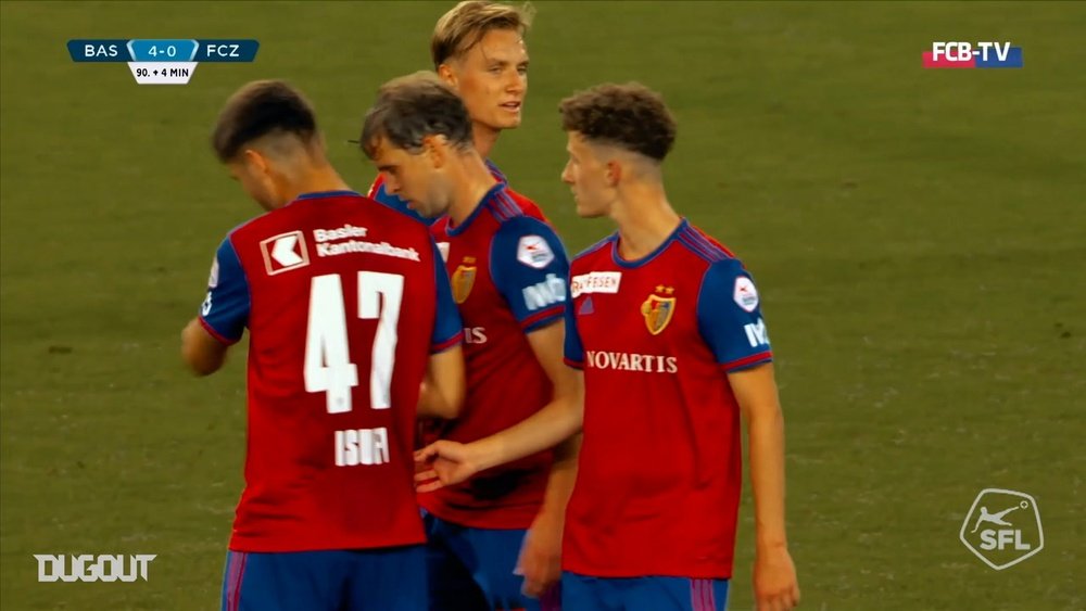 Basel beat Zurich 4-0 in the Swiss League last Tuesday. DUGOUT