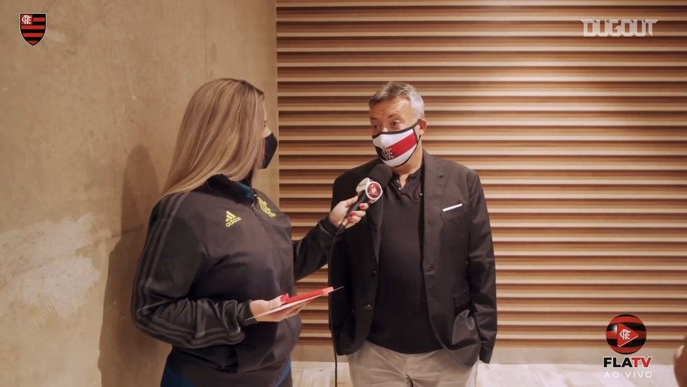 Bastidores do primeiro dia de Domènec Torrent no Flamengo. DUGOUT