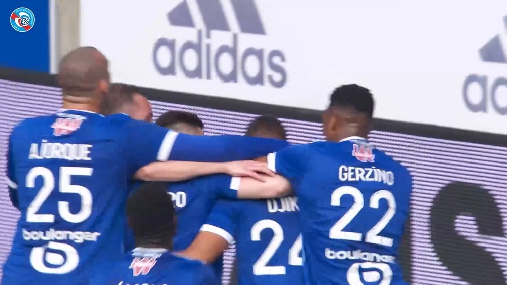 Djiku wins Strasbourg's goal of the year. DUGOUT