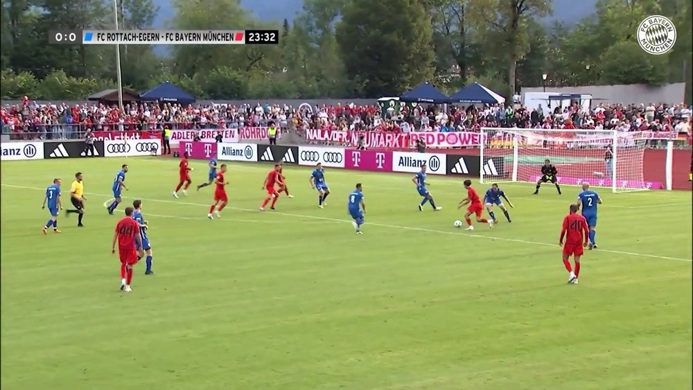 Tel netted a hat-trick for Bayern in a friendly. DUGOUT