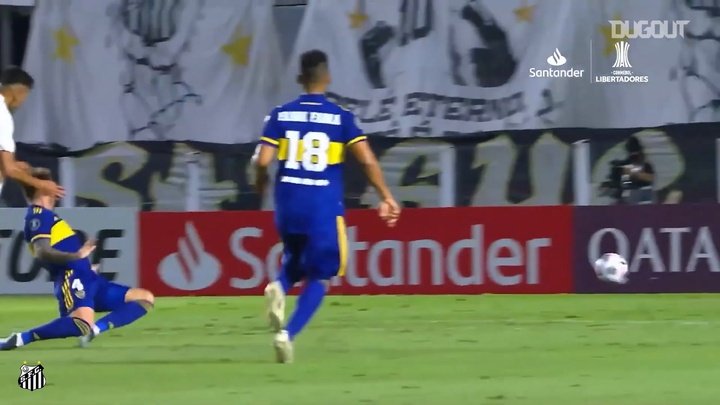 VIDEO: Felipe Jonatan gets Santos three points v Boca Juniors