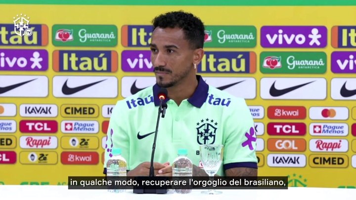 VIDEO: Danilo parla di riscatto dell'orgoglio e chiede tempo per il nuovo ciclo del Brasile