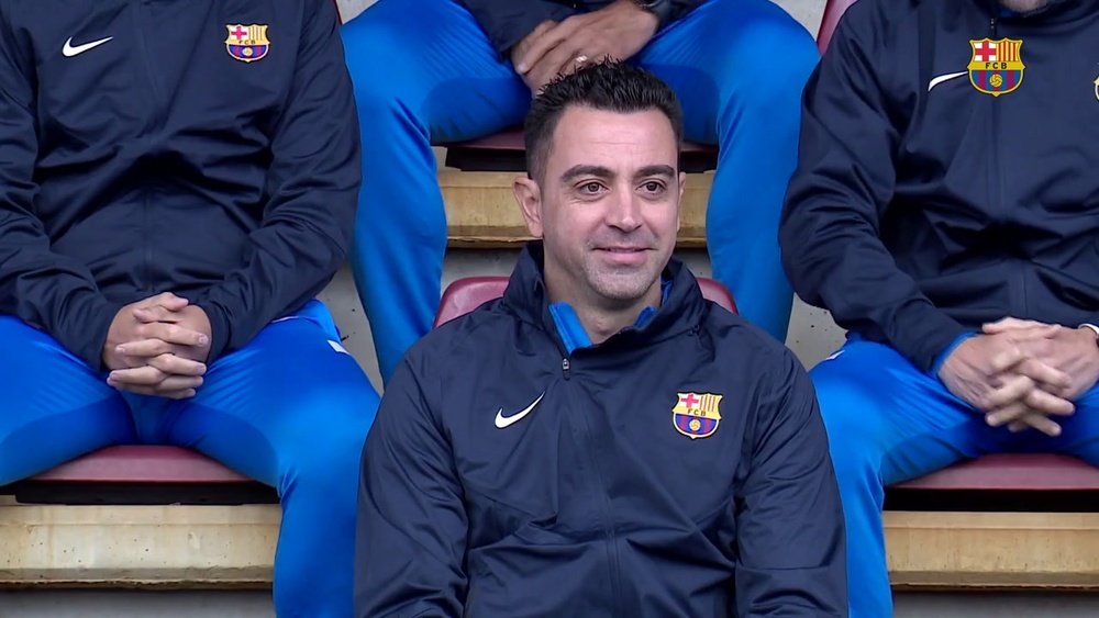 Il nuovo staff tecnico del Barcellona. Dugout