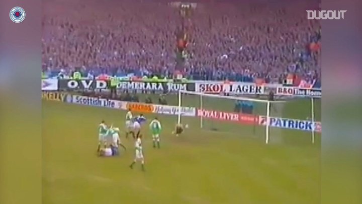 VIDEO: McCoist's League Cup final overhead kick