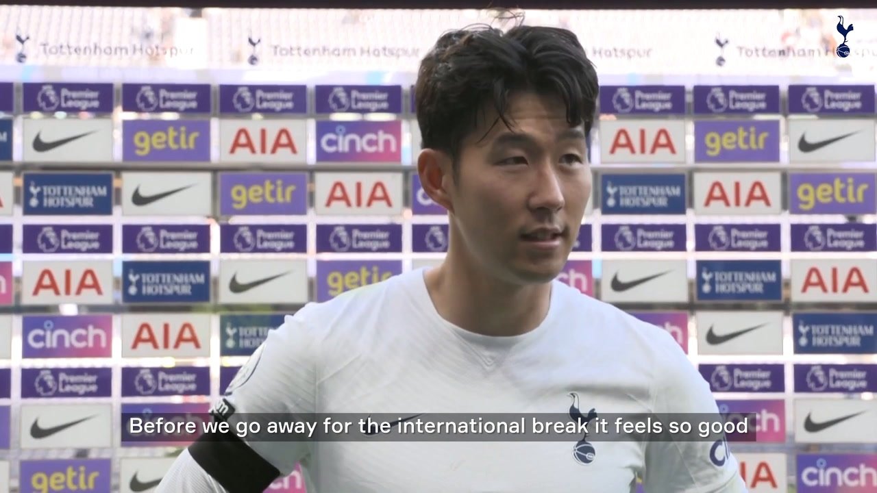 VIDEO: Son Heung-Min delighted with win over Aston Villa